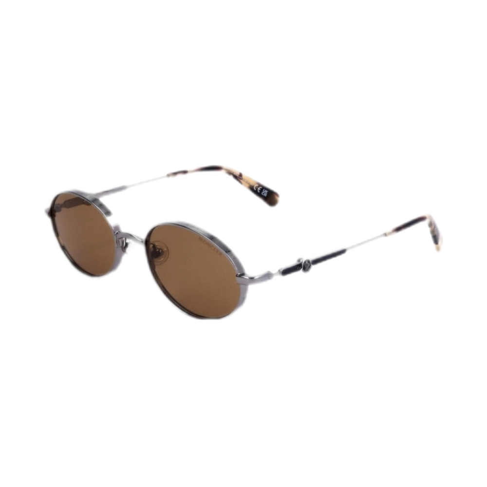 Moncler Oval Brown Womens Sunglasses